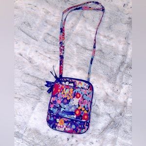 Vera Bradley RFID Mini Hipster Crossbody Bag in Floral Abstract